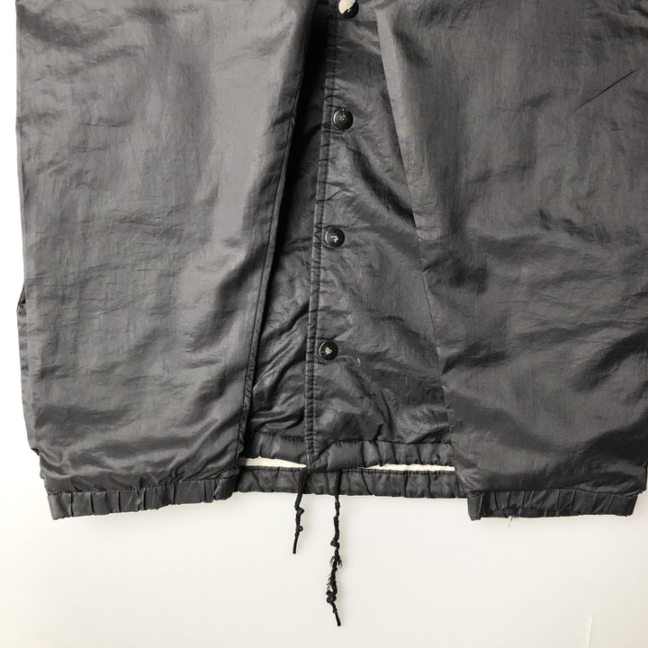 1970'S Champion Coach Jacket with Back Print, College Runner's Tag, Men's Size L unclear black type Vintage Second Hand