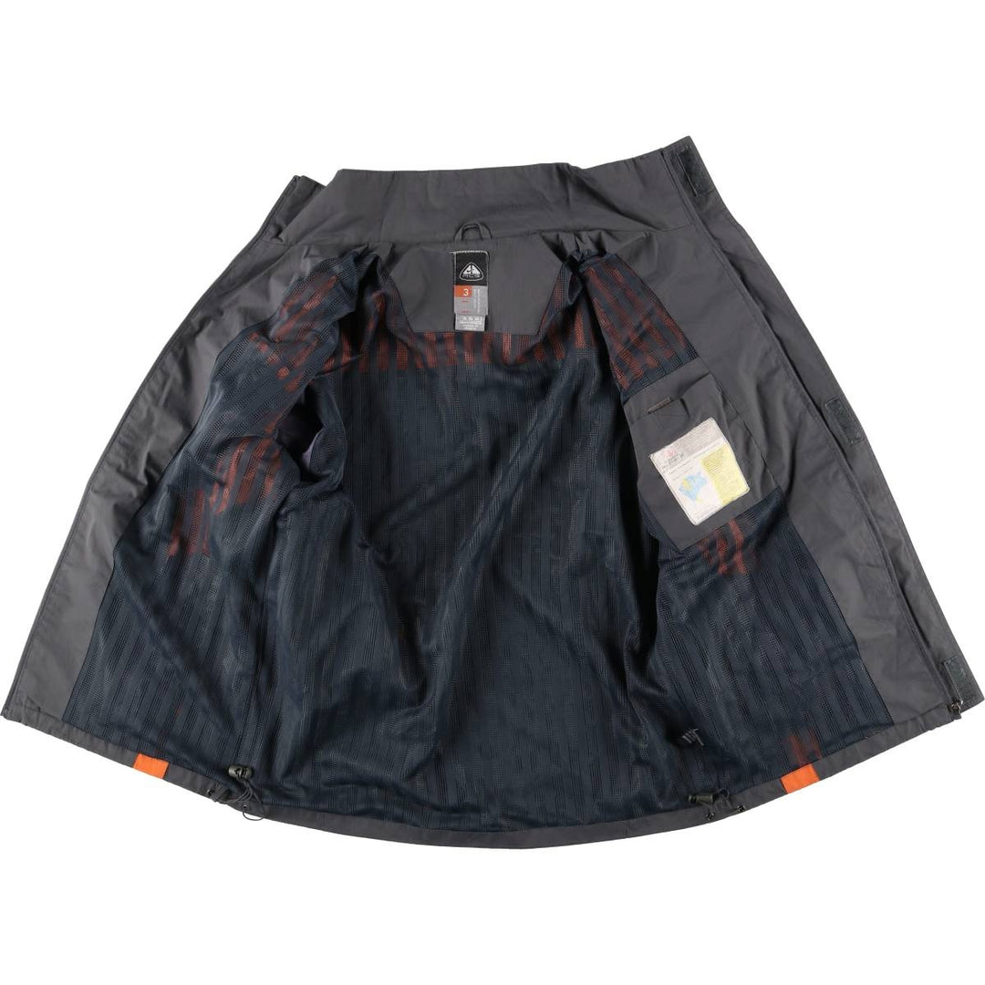 90s-00'S Nike ACG Windbreaker, Men's XXL polyester gray type Vintage Second Hand