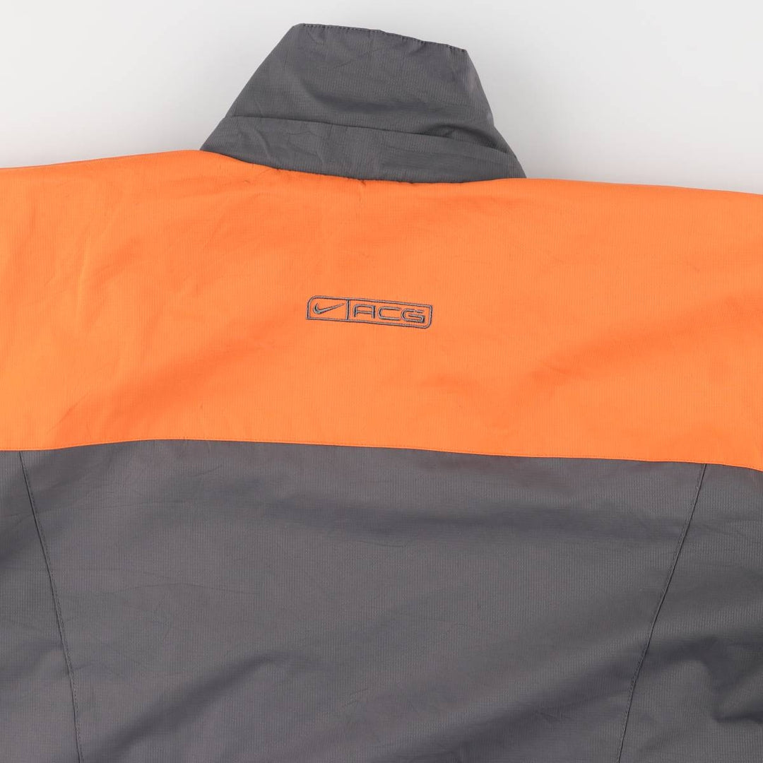 90s-00'S Nike ACG Windbreaker, Men's XXL polyester gray type Vintage Second Hand