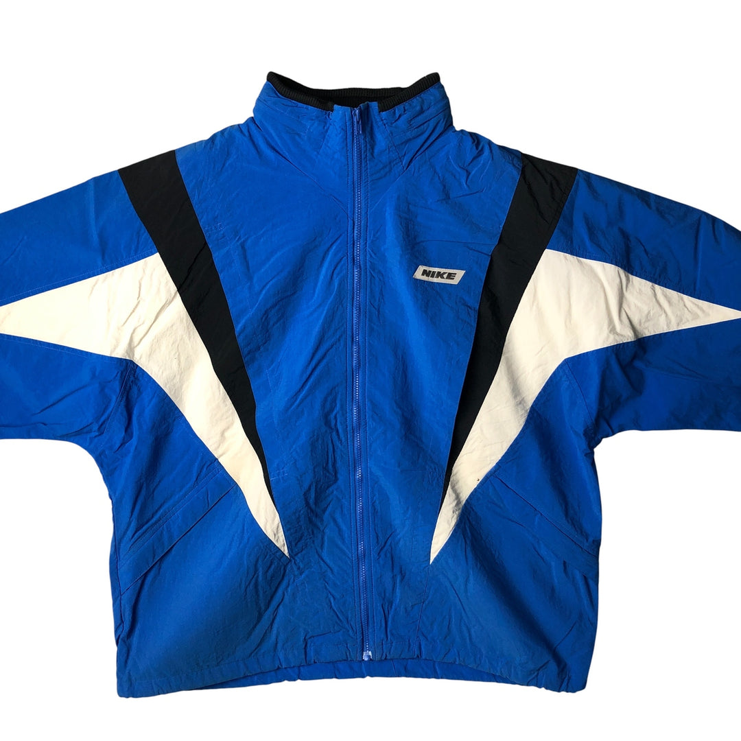 Vintage 90'S Nike silver tag windbreaker, men's size XL unclear blue type Vintage Second Hand