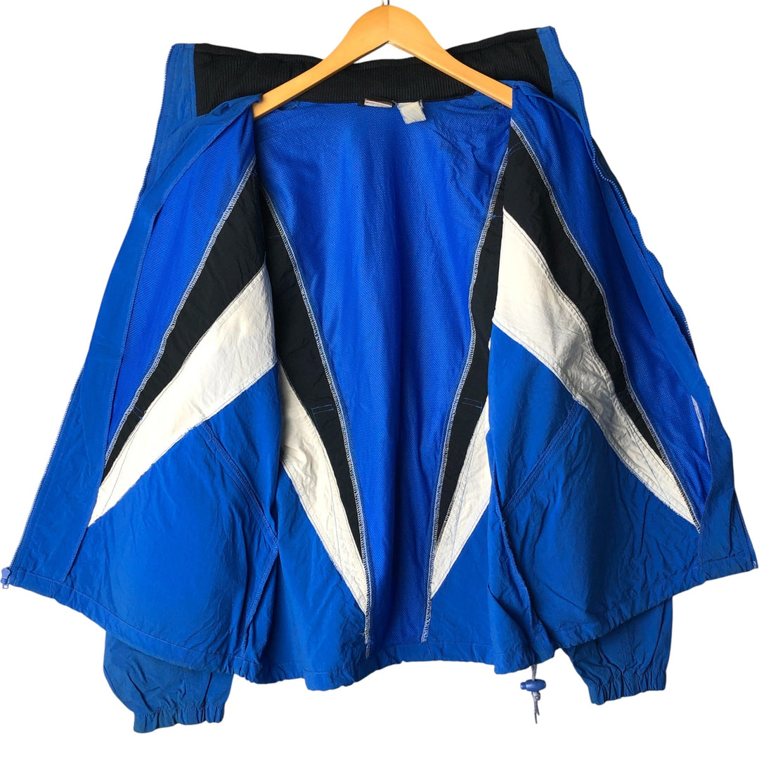 Vintage 90'S Nike silver tag windbreaker, men's size XL unclear blue type Vintage Second Hand