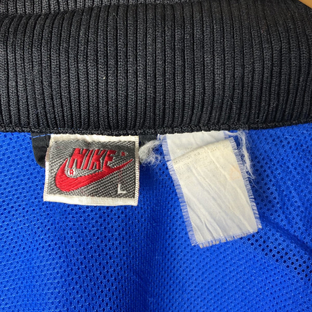 Vintage 90'S Nike silver tag windbreaker, men's size XL unclear blue type Vintage Second Hand