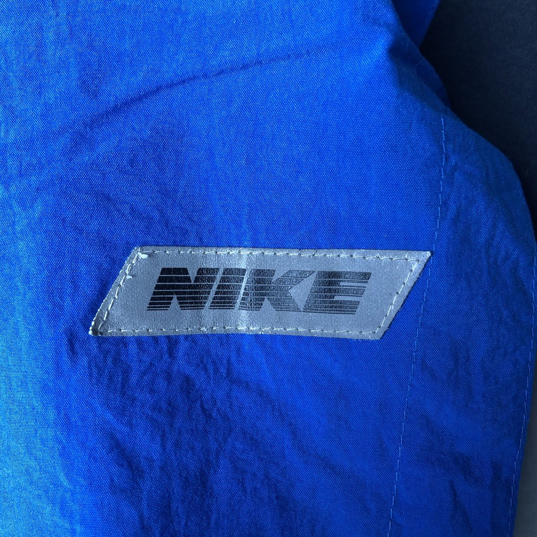 Vintage 90'S Nike silver tag windbreaker, men's size XL unclear blue type Vintage Second Hand