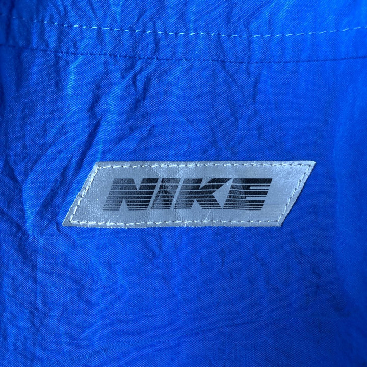 Vintage 90'S Nike silver tag windbreaker, men's size XL unclear blue type Vintage Second Hand