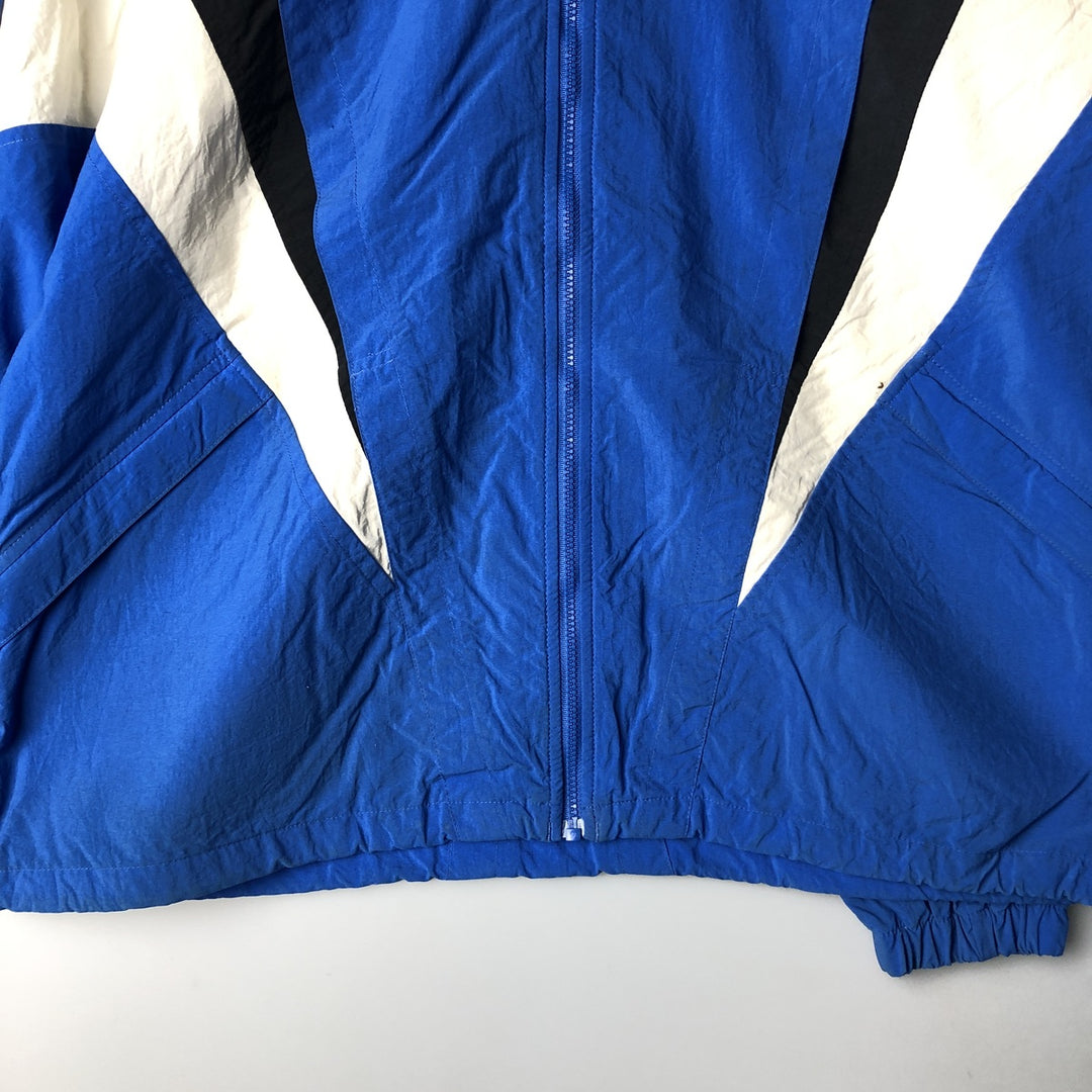 Vintage 90'S Nike silver tag windbreaker, men's size XL unclear blue type Vintage Second Hand