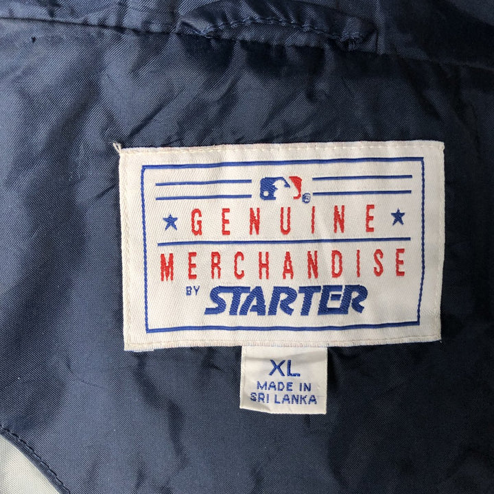 Vintage 1990'S Starter MLB New York Yankees Nylon Jacket, Men's Size XL Polyurethane Coated Nylon navy blue type Vintage Second Hand
