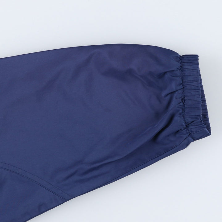 Vintage 90'S adidas hooded half-zip warm-up pullover, men's size L polyester navy blue type Vintage Second Hand