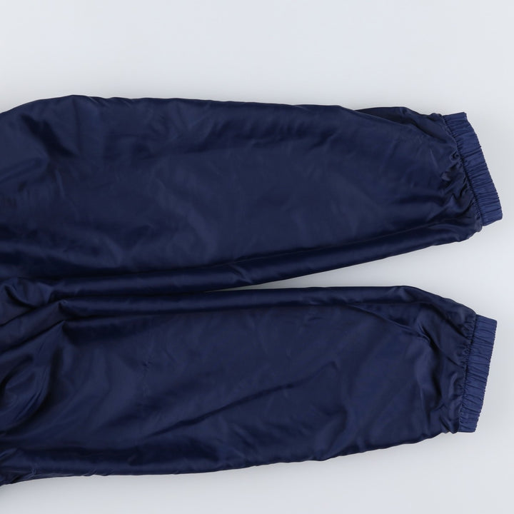 Vintage 90'S adidas hooded half-zip warm-up pullover, men's size L polyester navy blue type Vintage Second Hand