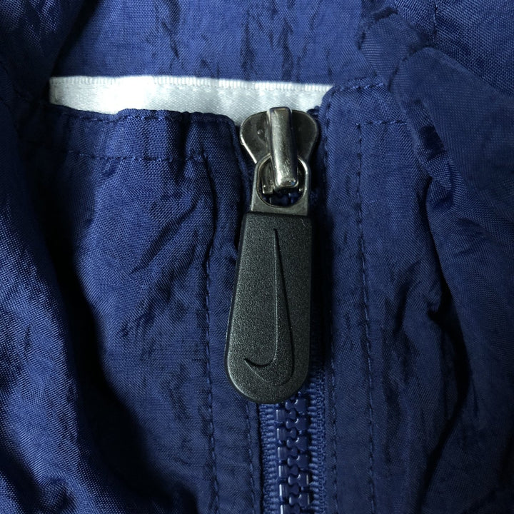 90'S Nike NIKE Nylon Jacket Men's Size L Vintage Nylon navy blue type Vintage Second Hand