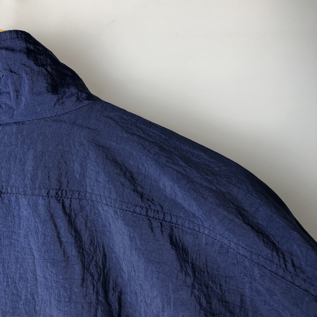90'S Nike NIKE Nylon Jacket Men's Size L Vintage Nylon navy blue type Vintage Second Hand