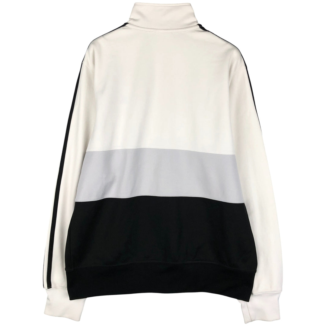 00'S adidas jersey track jacket, men's size L cotton white type Vintage Second Hand