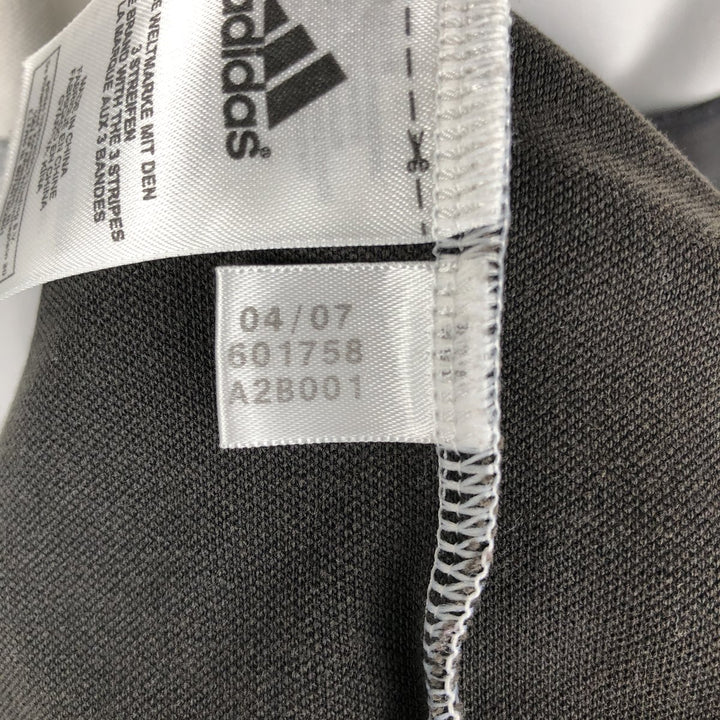 00'S adidas jersey track jacket, men's size L cotton white type Vintage Second Hand