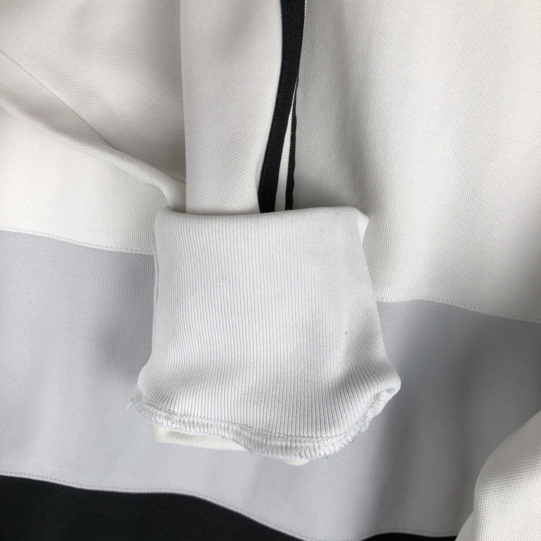 00'S adidas jersey track jacket, men's size L cotton white type Vintage Second Hand