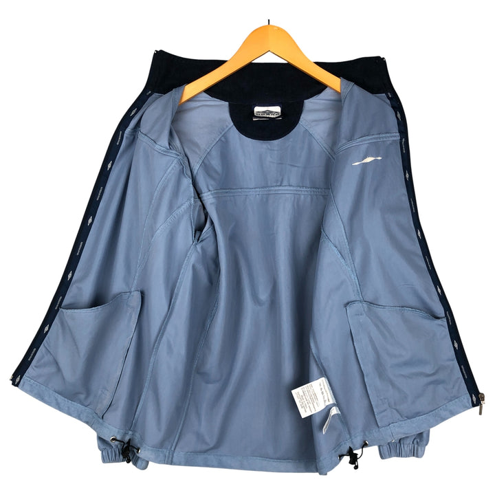 2000'S Umbro Velour Jersey Track Jacket, Men's Size Small polyester Blue type light blue Vintage Second Hand