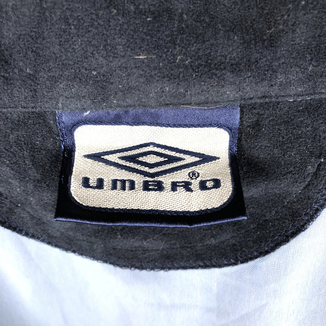 2000'S Umbro Velour Jersey Track Jacket, Men's Size Small polyester Blue type light blue Vintage Second Hand