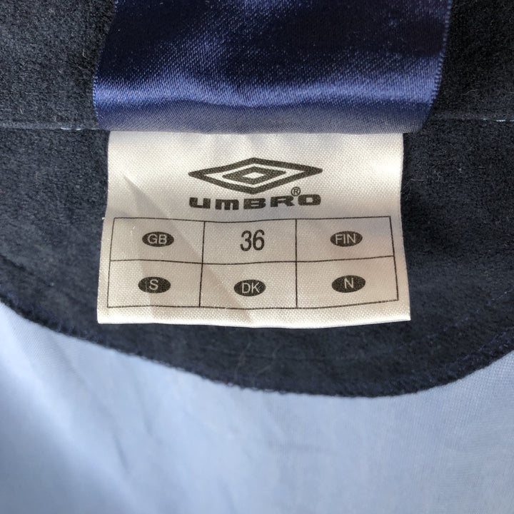 2000'S Umbro Velour Jersey Track Jacket, Men's Size Small polyester Blue type light blue Vintage Second Hand