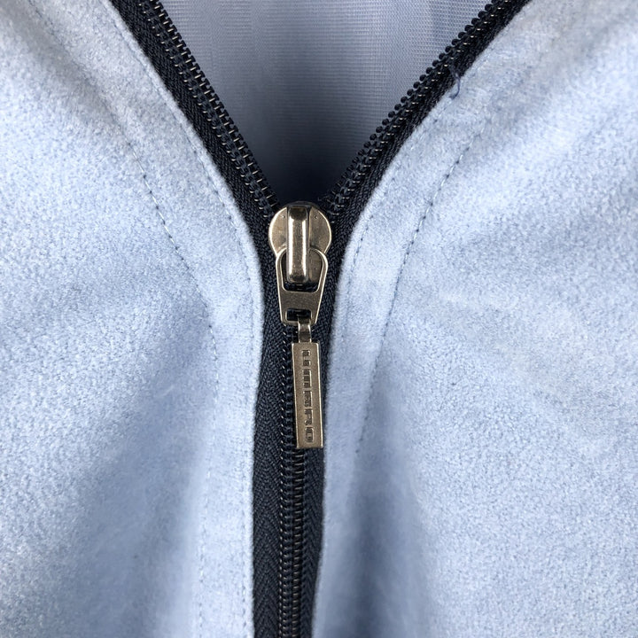 2000'S Umbro Velour Jersey Track Jacket, Men's Size Small polyester Blue type light blue Vintage Second Hand