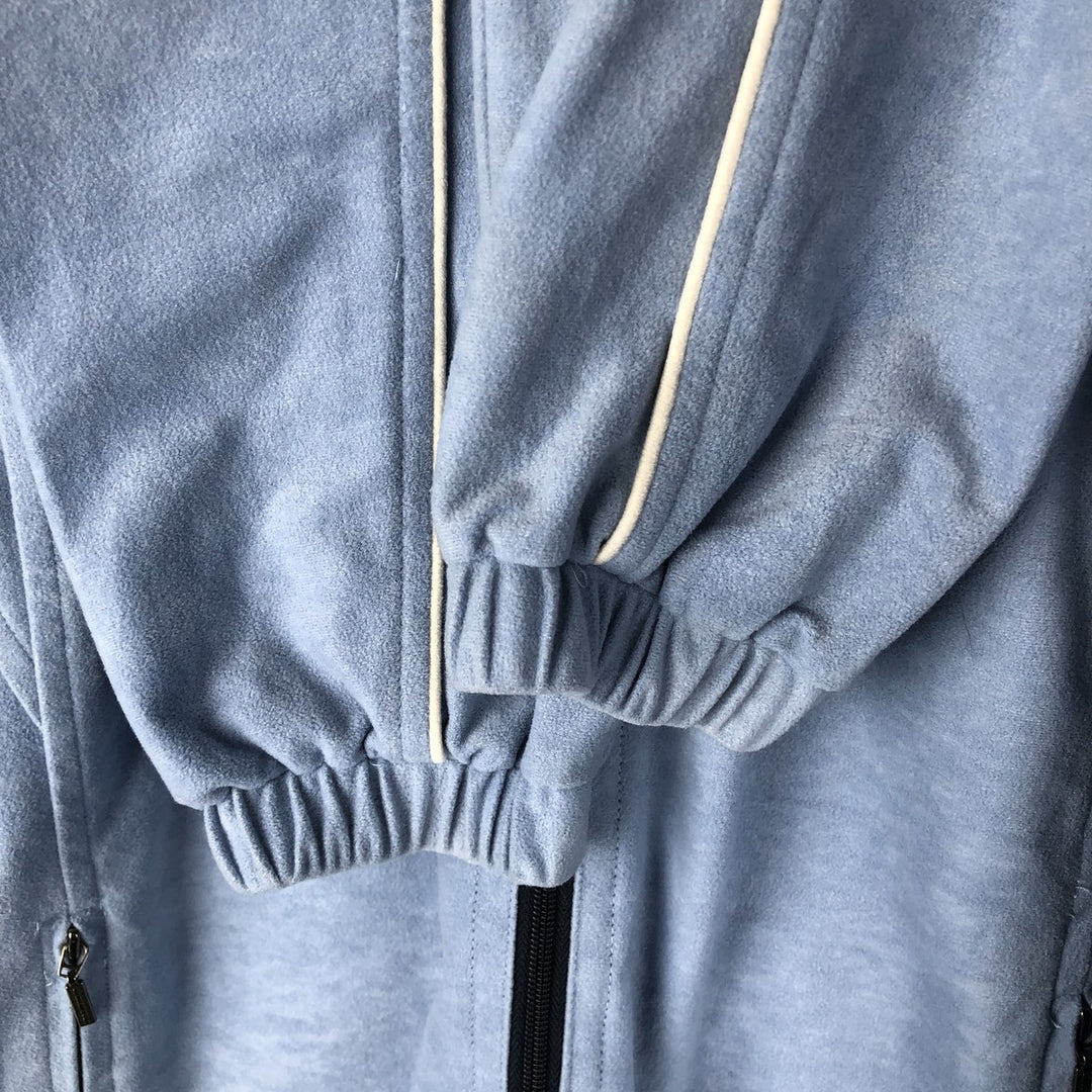 2000'S Umbro Velour Jersey Track Jacket, Men's Size Small polyester Blue type light blue Vintage Second Hand