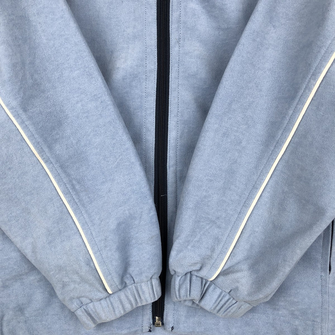 2000'S Umbro Velour Jersey Track Jacket, Men's Size Small polyester Blue type light blue Vintage Second Hand