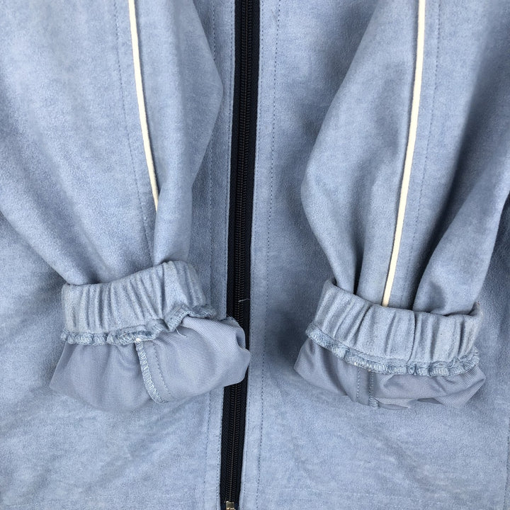 2000'S Umbro Velour Jersey Track Jacket, Men's Size Small polyester Blue type light blue Vintage Second Hand