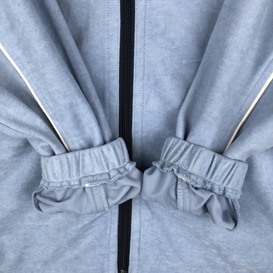 2000'S Umbro Velour Jersey Track Jacket, Men's Size Small polyester Blue type light blue Vintage Second Hand