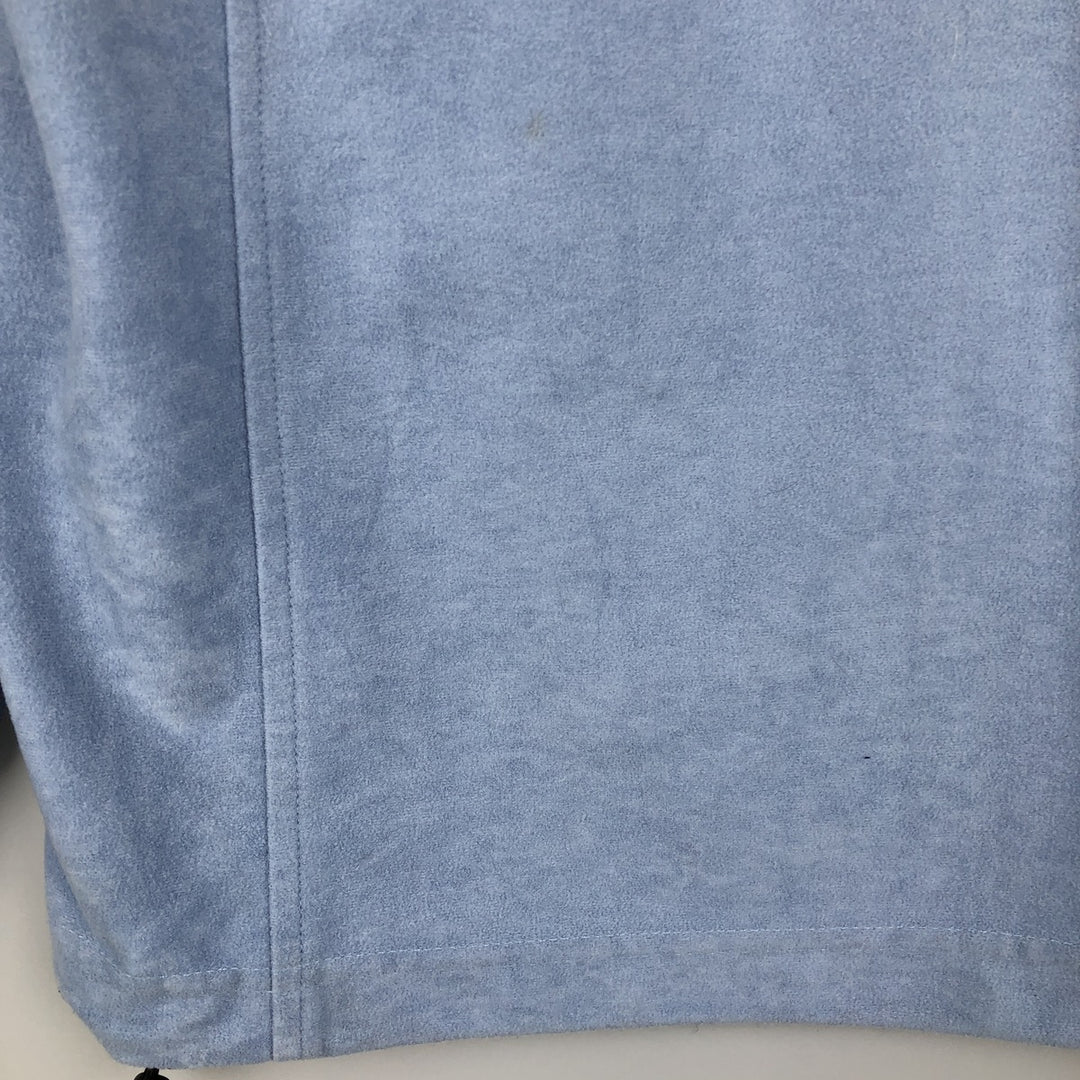 2000'S Umbro Velour Jersey Track Jacket, Men's Size Small polyester Blue type light blue Vintage Second Hand