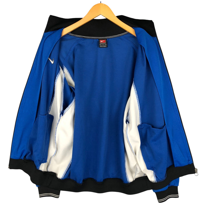 2000'S Nike Team Jersey Track Jacket, Men's Size Medium polyester blue type Vintage Second Hand