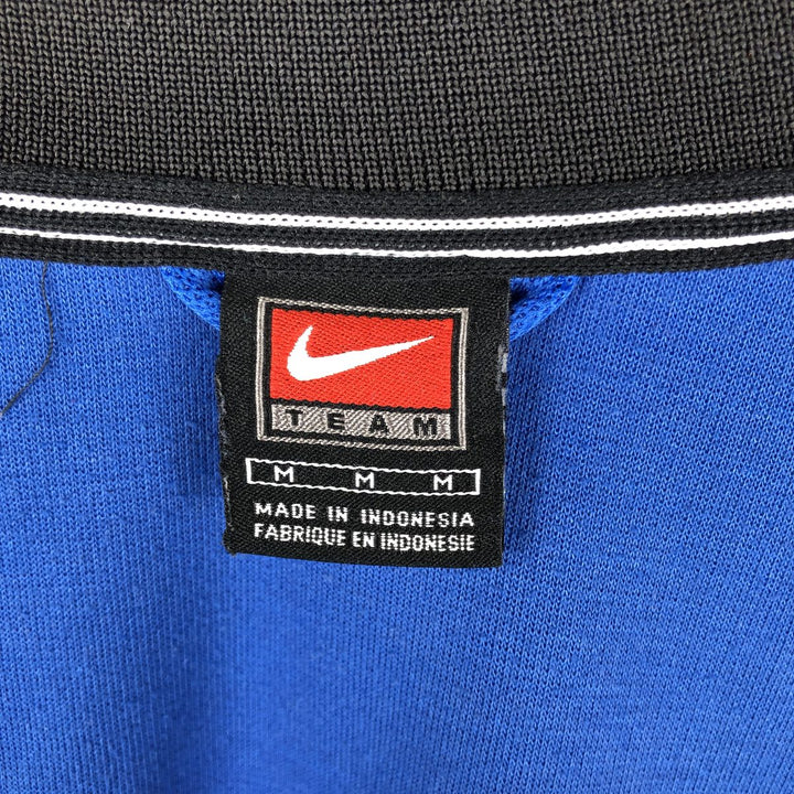 2000'S Nike Team Jersey Track Jacket, Men's Size Medium polyester blue type Vintage Second Hand