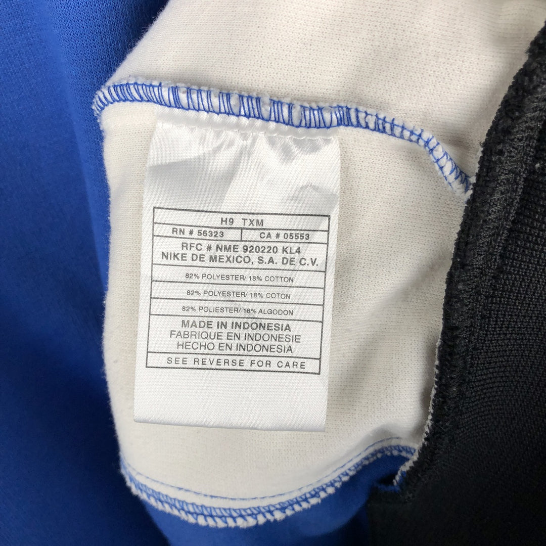 2000'S Nike Team Jersey Track Jacket, Men's Size Medium polyester blue type Vintage Second Hand