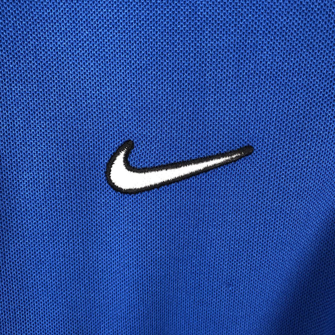 2000'S Nike Team Jersey Track Jacket, Men's Size Medium polyester blue type Vintage Second Hand