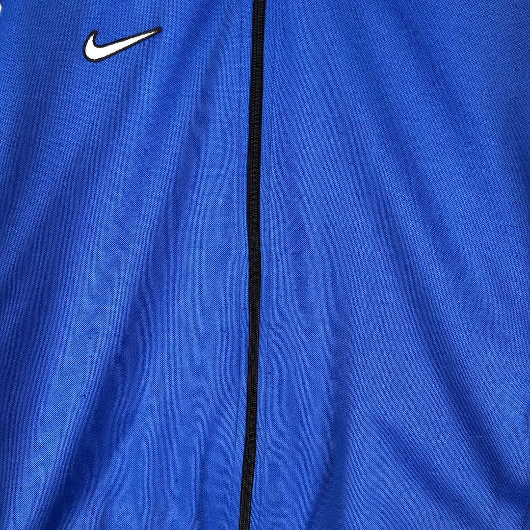 2000'S Nike Team Jersey Track Jacket, Men's Size Medium polyester blue type Vintage Second Hand