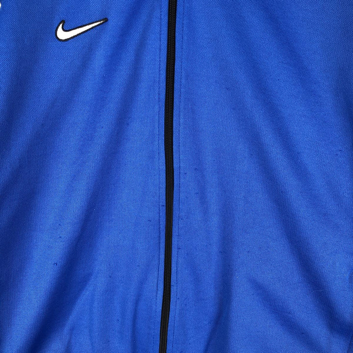 2000'S Nike Team Jersey Track Jacket, Men's Size Medium polyester blue type Vintage Second Hand