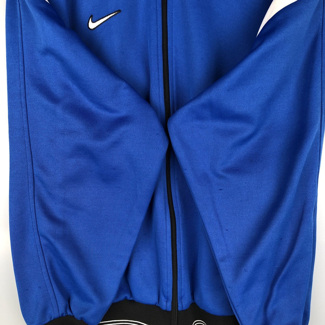 2000'S Nike Team Jersey Track Jacket, Men's Size Medium polyester blue type Vintage Second Hand