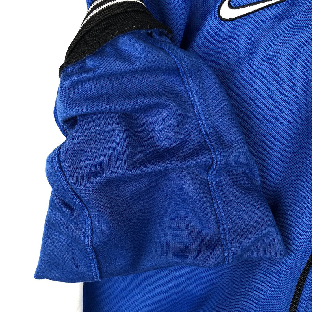 2000'S Nike Team Jersey Track Jacket, Men's Size Medium polyester blue type Vintage Second Hand