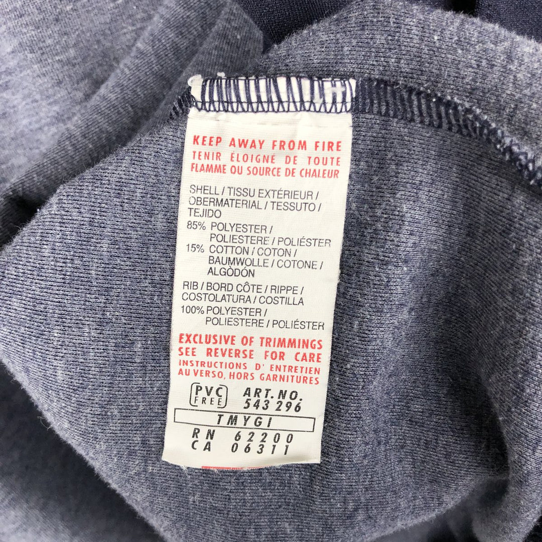 90s-00'S Puma Back Logo Jersey Track Jacket, Men's Size Medium, Vintage polyester navy blue type Vintage Second Hand