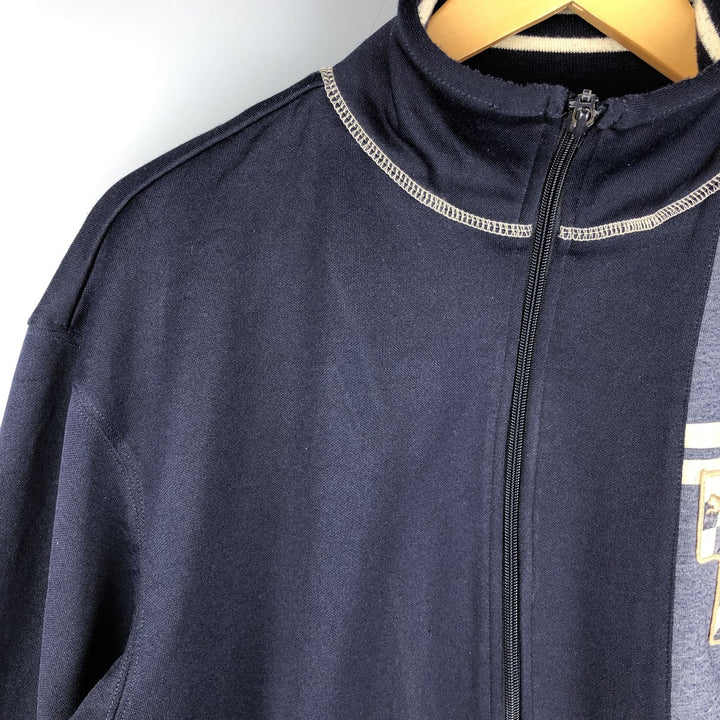 90s-00'S Puma Back Logo Jersey Track Jacket, Men's Size Medium, Vintage polyester navy blue type Vintage Second Hand
