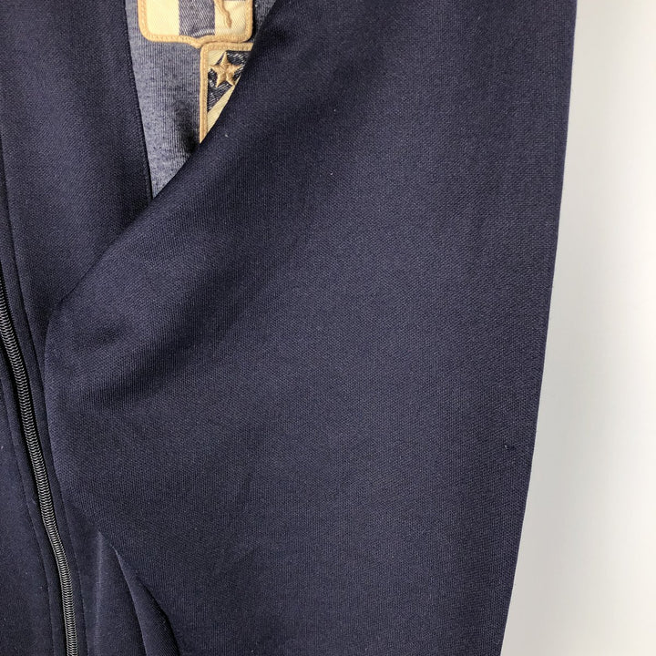 90s-00'S Puma Back Logo Jersey Track Jacket, Men's Size Medium, Vintage polyester navy blue type Vintage Second Hand