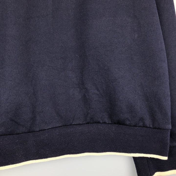 90s-00'S Puma Back Logo Jersey Track Jacket, Men's Size Medium, Vintage polyester navy blue type Vintage Second Hand