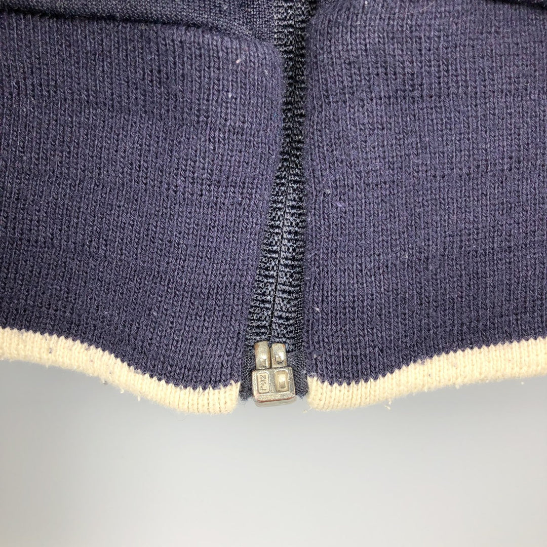 90s-00'S Puma Back Logo Jersey Track Jacket, Men's Size Medium, Vintage polyester navy blue type Vintage Second Hand