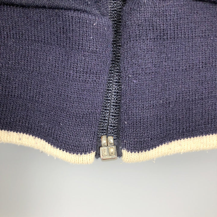 90s-00'S Puma Back Logo Jersey Track Jacket, Men's Size Medium, Vintage polyester navy blue type Vintage Second Hand