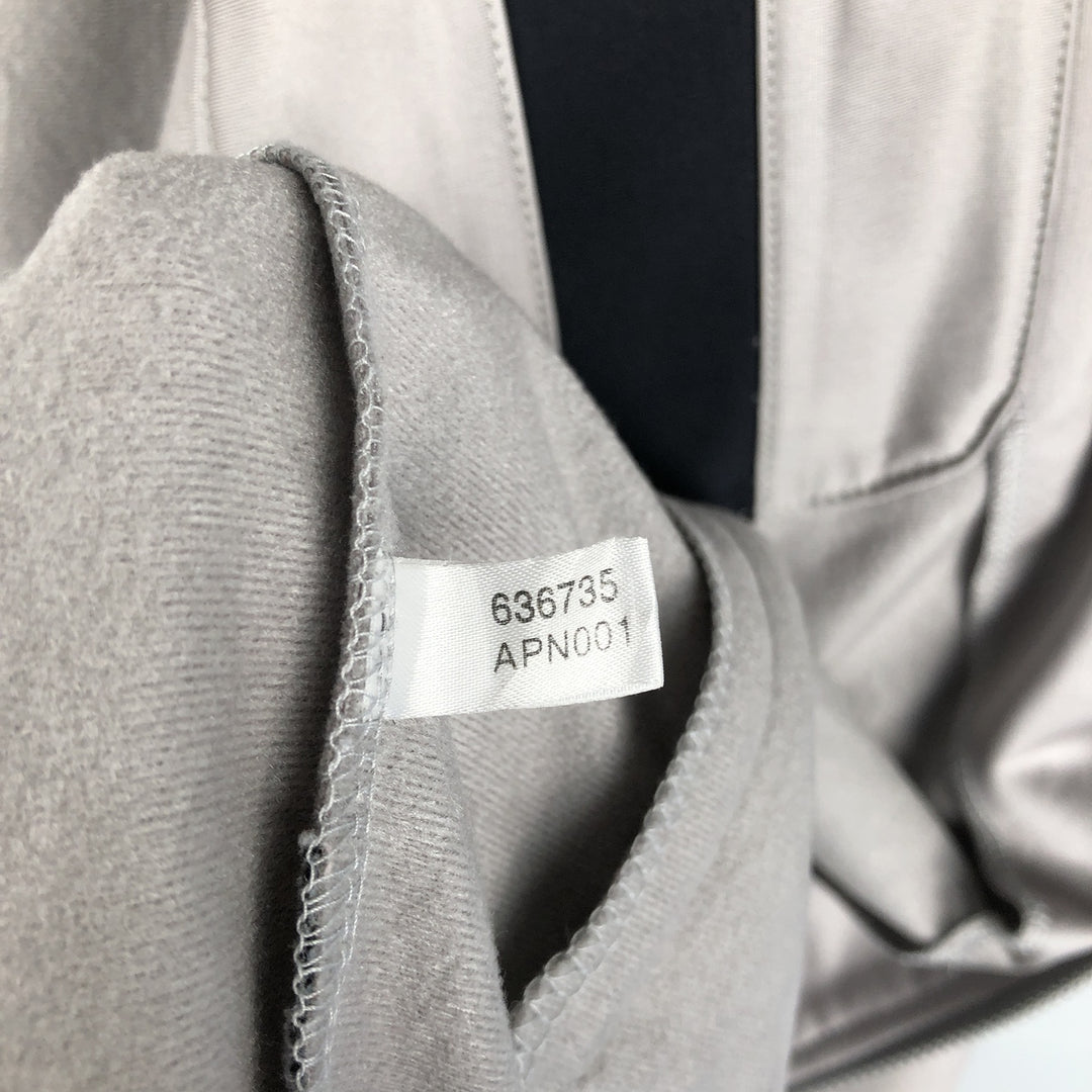 00'S adidas jersey track jacket, men's XL size polyester gray type Vintage Second Hand