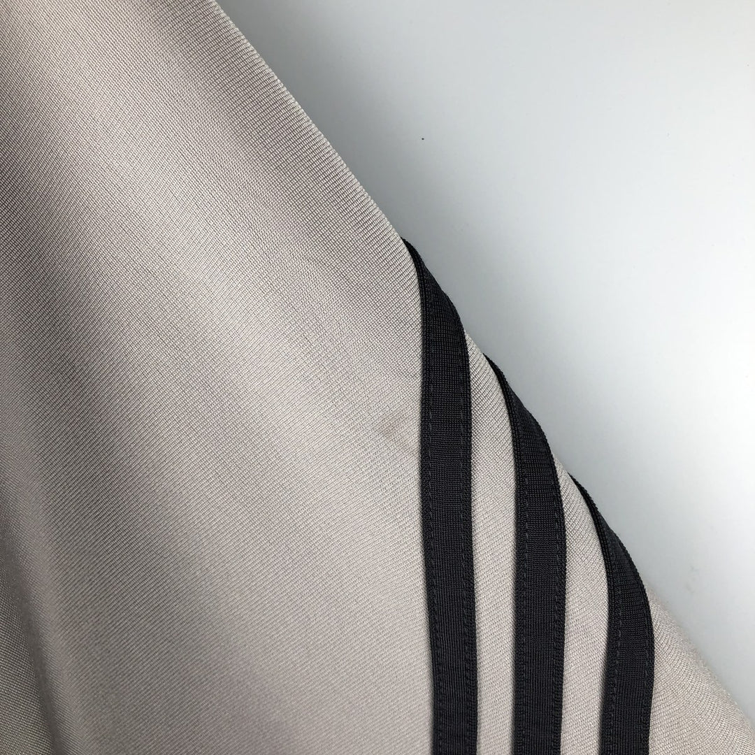 00'S adidas jersey track jacket, men's XL size polyester gray type Vintage Second Hand