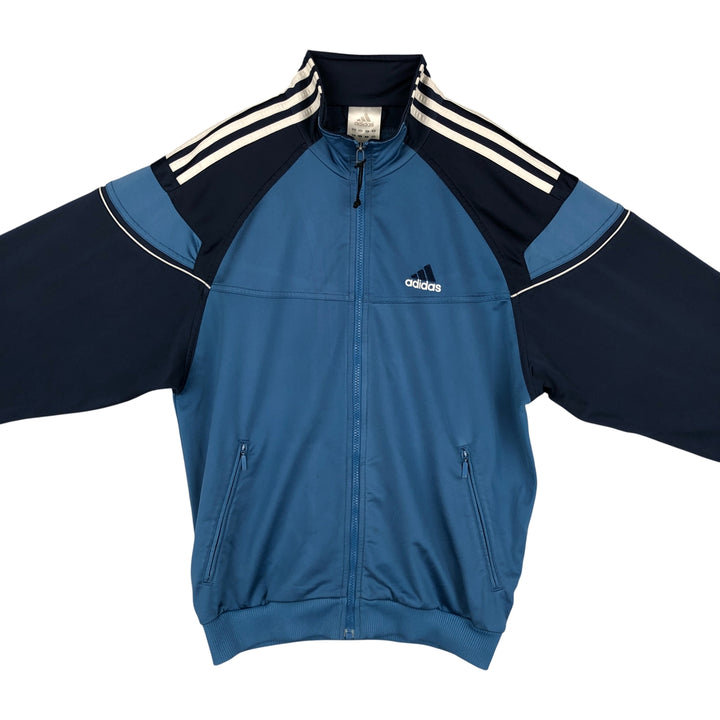 00'S adidas back logo jersey track jacket men's size M polyester blue type Vintage Second Hand