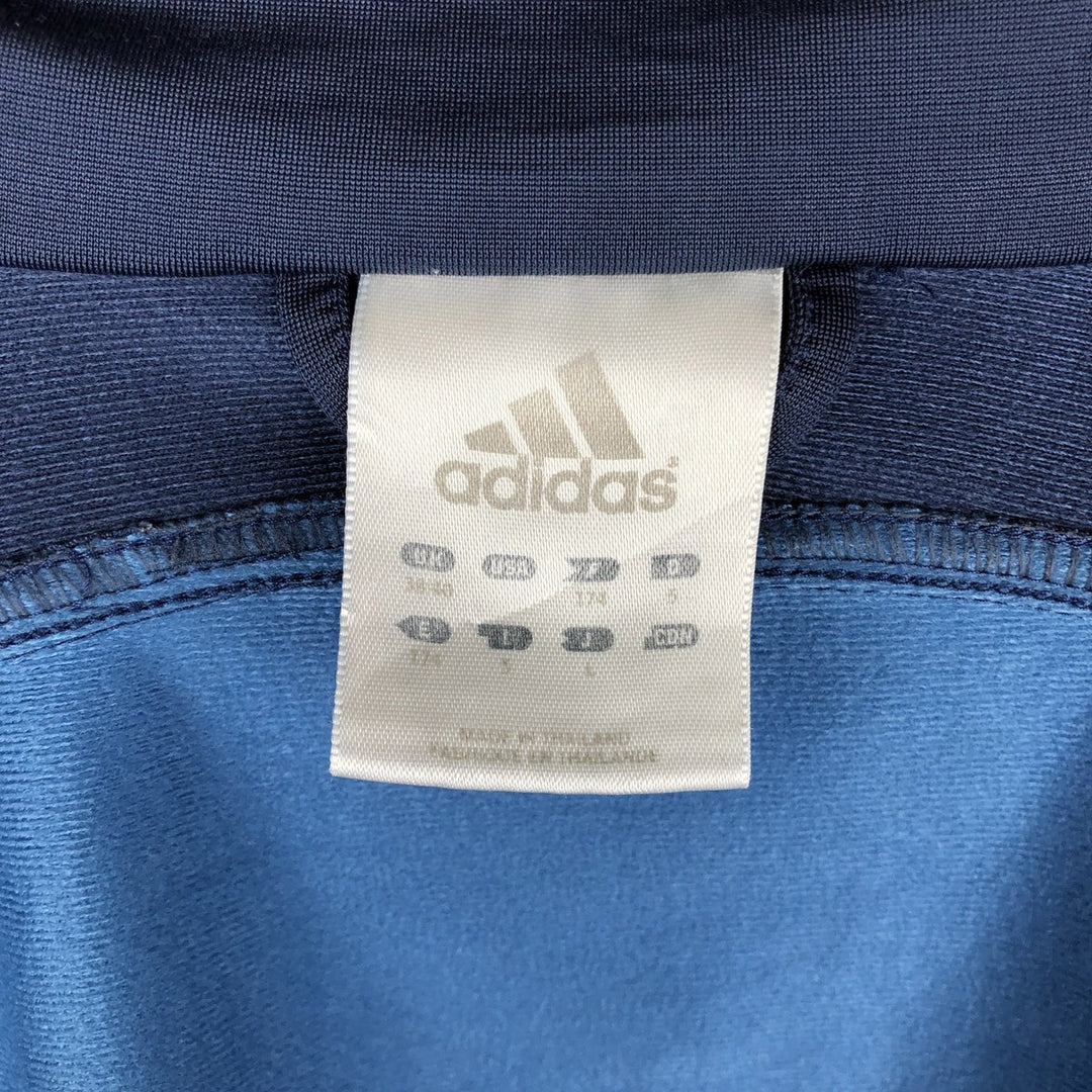 00'S adidas back logo jersey track jacket men's size M polyester blue type Vintage Second Hand