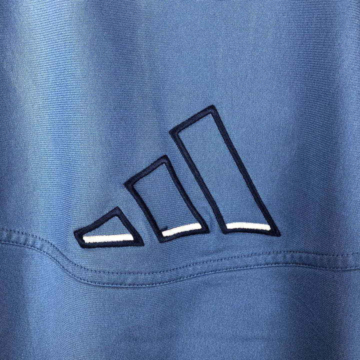 00'S adidas back logo jersey track jacket men's size M polyester blue type Vintage Second Hand