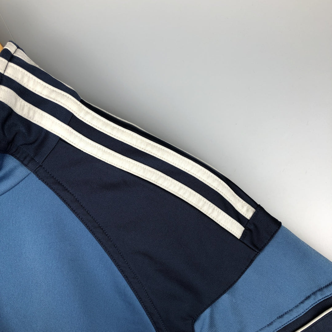00'S adidas back logo jersey track jacket men's size M polyester blue type Vintage Second Hand