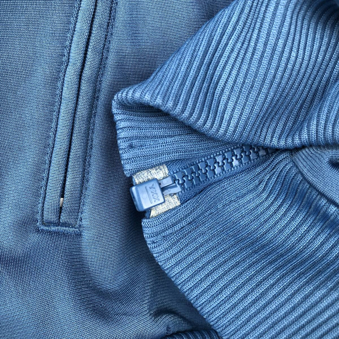 00'S adidas back logo jersey track jacket men's size M polyester blue type Vintage Second Hand