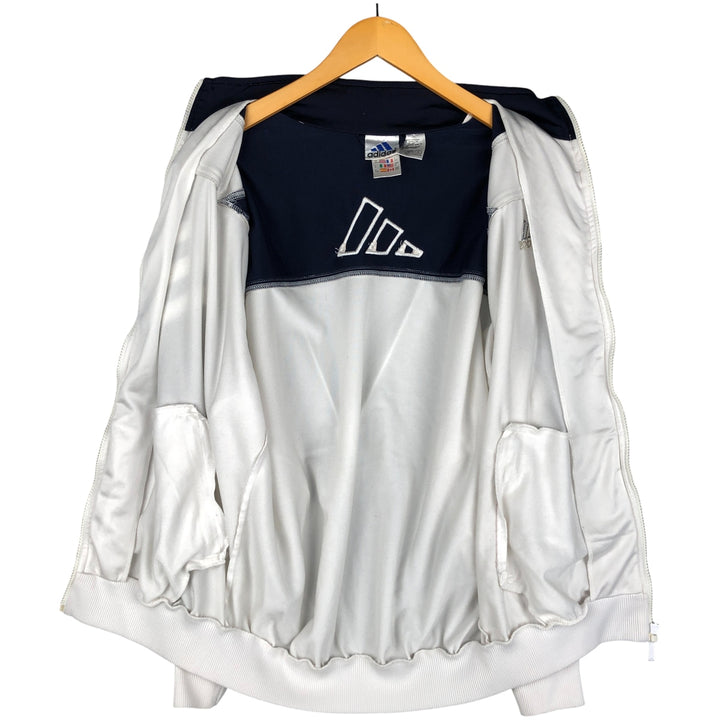 00'S adidas back logo jersey track jacket men's size M polyester white type Vintage Second Hand