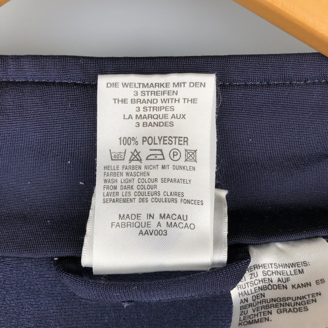 00'S adidas back logo jersey track jacket men's size M polyester white type Vintage Second Hand