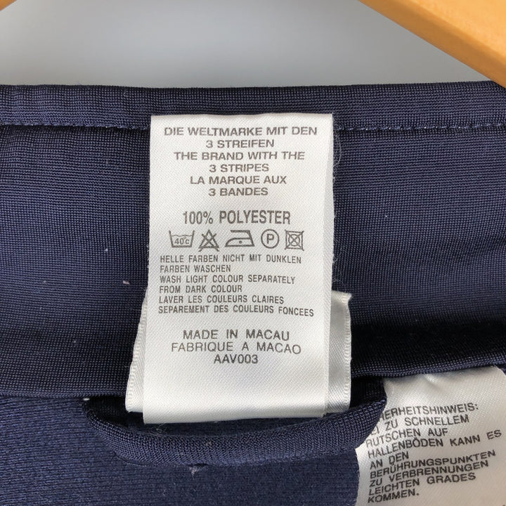 00'S adidas back logo jersey track jacket men's size M polyester white type Vintage Second Hand